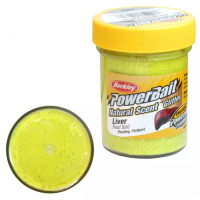 Паста Berkley Powerbait Natural Scent Trout Bait 50г Liver Sunshine Yellow