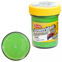 Паста Berkley Powerbait Natural Scent Trout Bait 50г Liver Spring Green