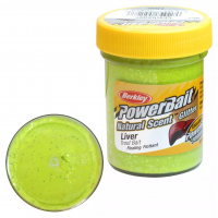 Паста Berkley Powerbait Natural Scent Trout Bait 50г Liver Chartreuse