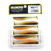 Виброхвост/твистер Diamond Easy Shiner PRO 3" #11 <упаковка>