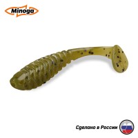 Виброхвост/твистер Minoga COOPER 3,0" 6шт #001