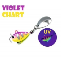 Блесна Тейл-спиннер UF Studio Hurricane 14гр Violet Chart