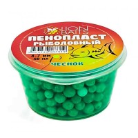 Пенопласт рыболовный зелён LION BAITS 4-7мм 50мл Чеснок