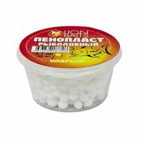 Пенопласт рыболовный белый LION BAITS 4-7мм 50мл Опарыш
