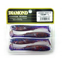 Виброхвост/твистер Diamond Shiner ШУМОВОЙ 4" PAL30 <упаковка>