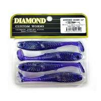 Виброхвост/твистер Diamond Shiner ШУМОВОЙ 3" EA04 <упаковка>