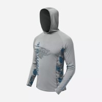 Лонгслив FINNTRAIL WAVE BIG FISH GREY XS 6609