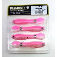 Виброхвост/твистер Diamond Loach 4" #18PAL<упаковка>
