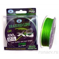 Плетёнка Grows Culture Braided Line x8 100 м (0,14)