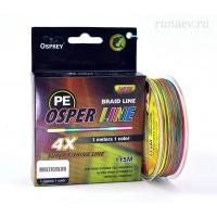 Плетёнка Osprey Osper LINE multicolor 4x 115 м (0,25)