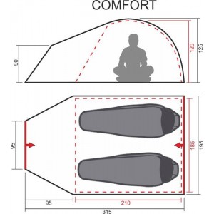Палатка Maverick Comfort 2 м. автомат арт.M-GG-064