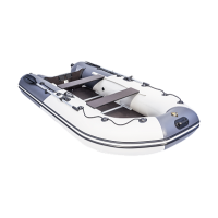Лодка ПВХ Ривьера Компакт 3400 СК св.серый-графит