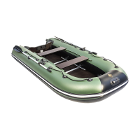 Лодка ПВХ Ривьера Компакт 3200 СК зелёный-чёрный