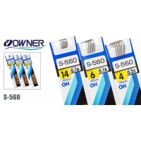 Крючки Owner с поводком S-560 №10 0,14