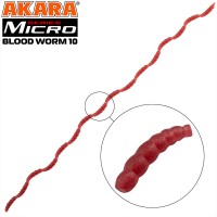 Виброхвост/твистер Akara MICRO Blood Worm 10 #11 <упаковка>