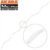 Виброхвост/твистер Akara MICRO Blood Worm 10 #02T <упаковка>