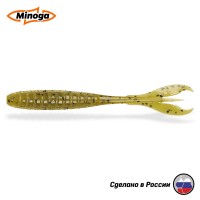 Виброхвост/твистер Minoga PULSAR 4,0" 6шт #001