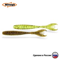 Виброхвост/твистер Minoga PULSAR 4,0" 6шт #109