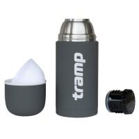 Термос Tramp 0,75 л. Soft Touch арт.TRC-108 серый