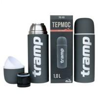 Термос Tramp 1 л. Soft Touch арт.TRC-109 серый