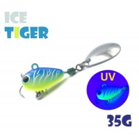 Блесна Тейл-спиннер UF Studio Hurricane 28гр Ice Tiger
