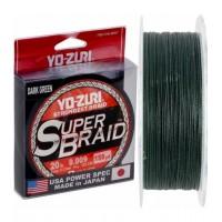 Плетёнка Yo-Zuri Super Braid 4x Dark Green 135м (0,15 10lb)