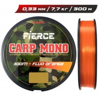 Леска Kaida Carp Mono 300 м Fluo Orange Ф0,30