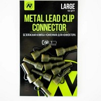 Безопасная клипса VN Tackle усиленная для коннектора Metal Lead Clip Connector 10шт