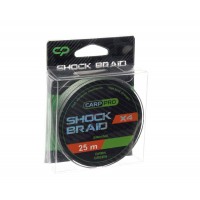 Шок-лидер CARP PRO Shock Braid PE X4 зеленый 20lb 25м