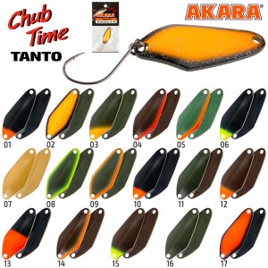 Блесна колебалка Akara Chub Time Tanto 30 2,8гр цв.10